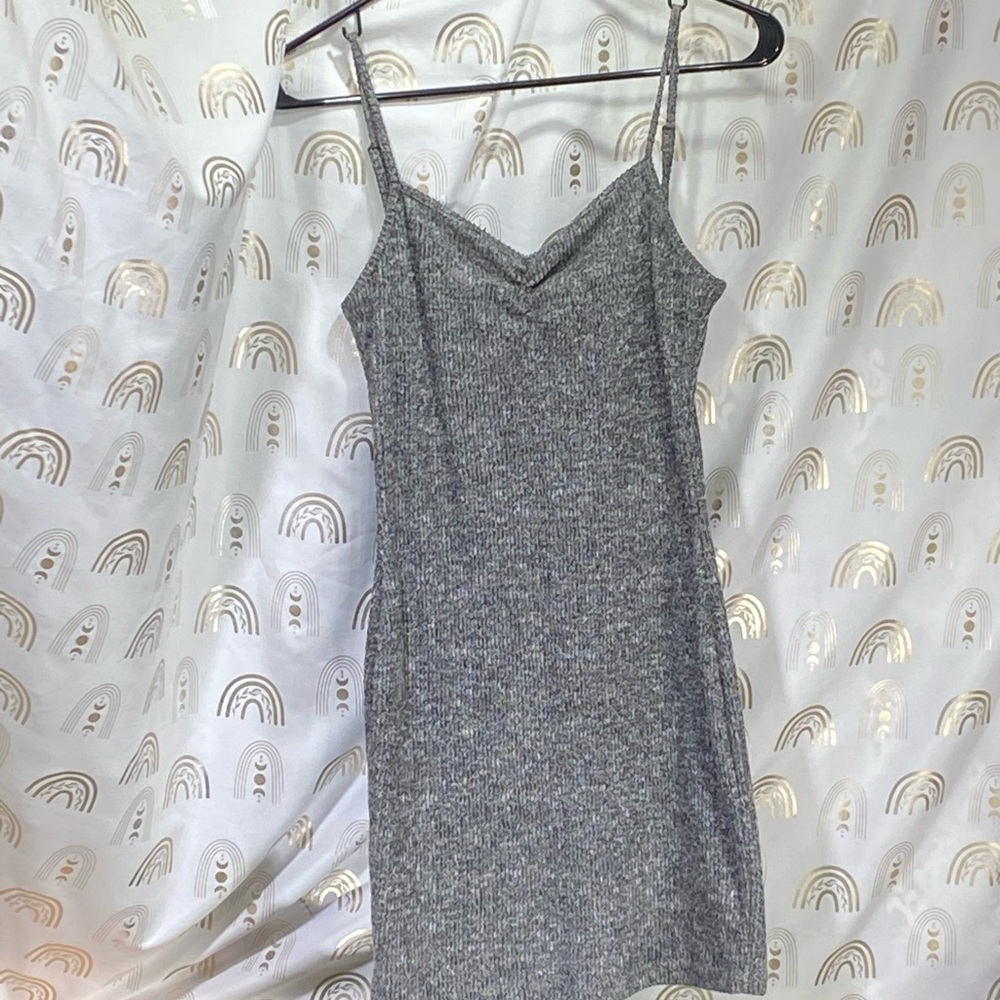 SHEIN Gray Mini Dress